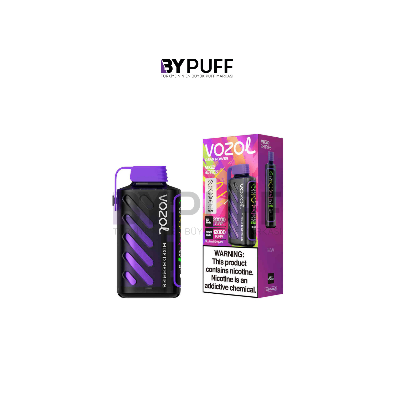 Vozol Gear Power 20000 Mixed Berries