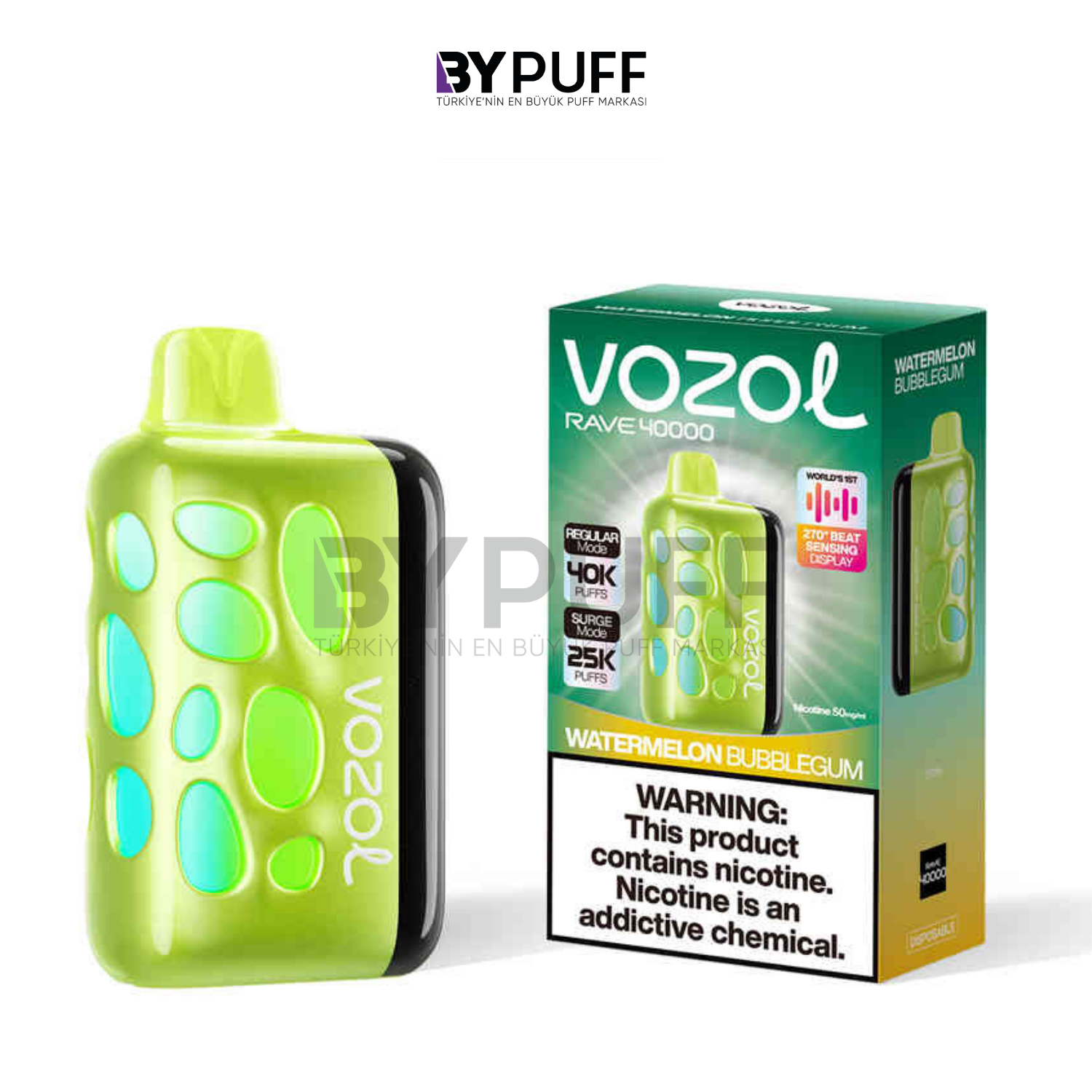 Vozol Rave 40000 Watermelon Bubblegum