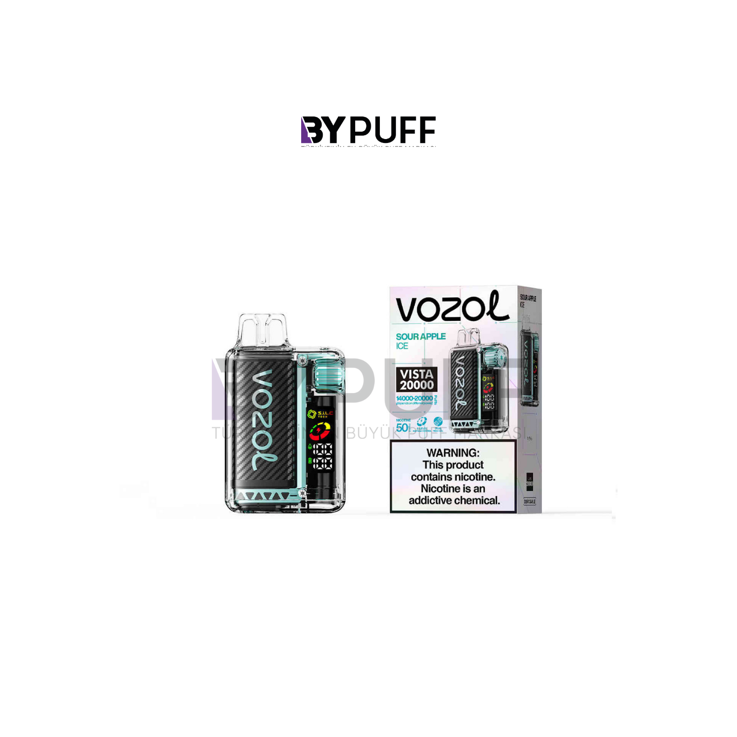 Vozol Vista 20000 Sour Apple Ice
