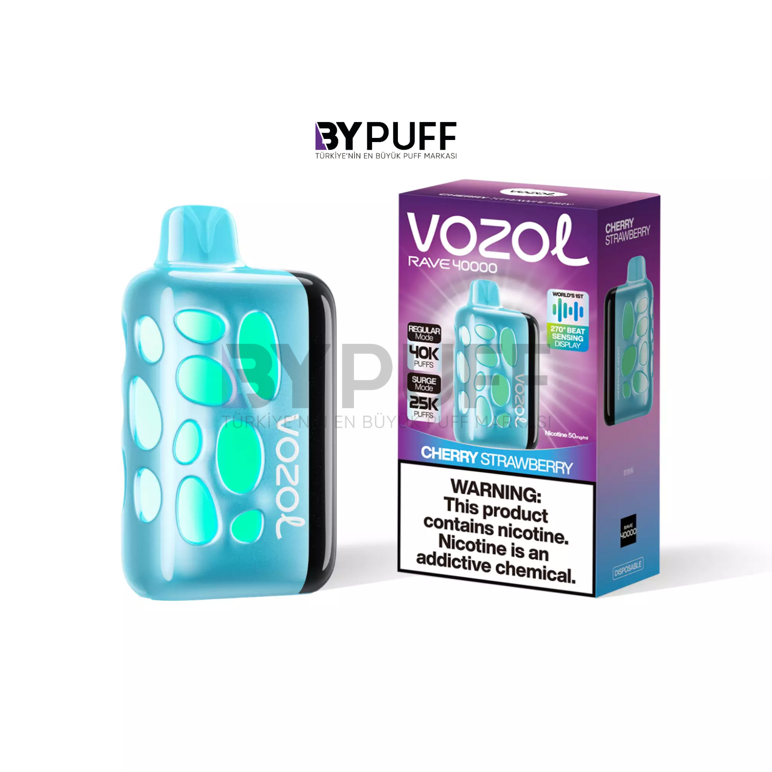 Vozol Rave 40000 Cherry Strawberry