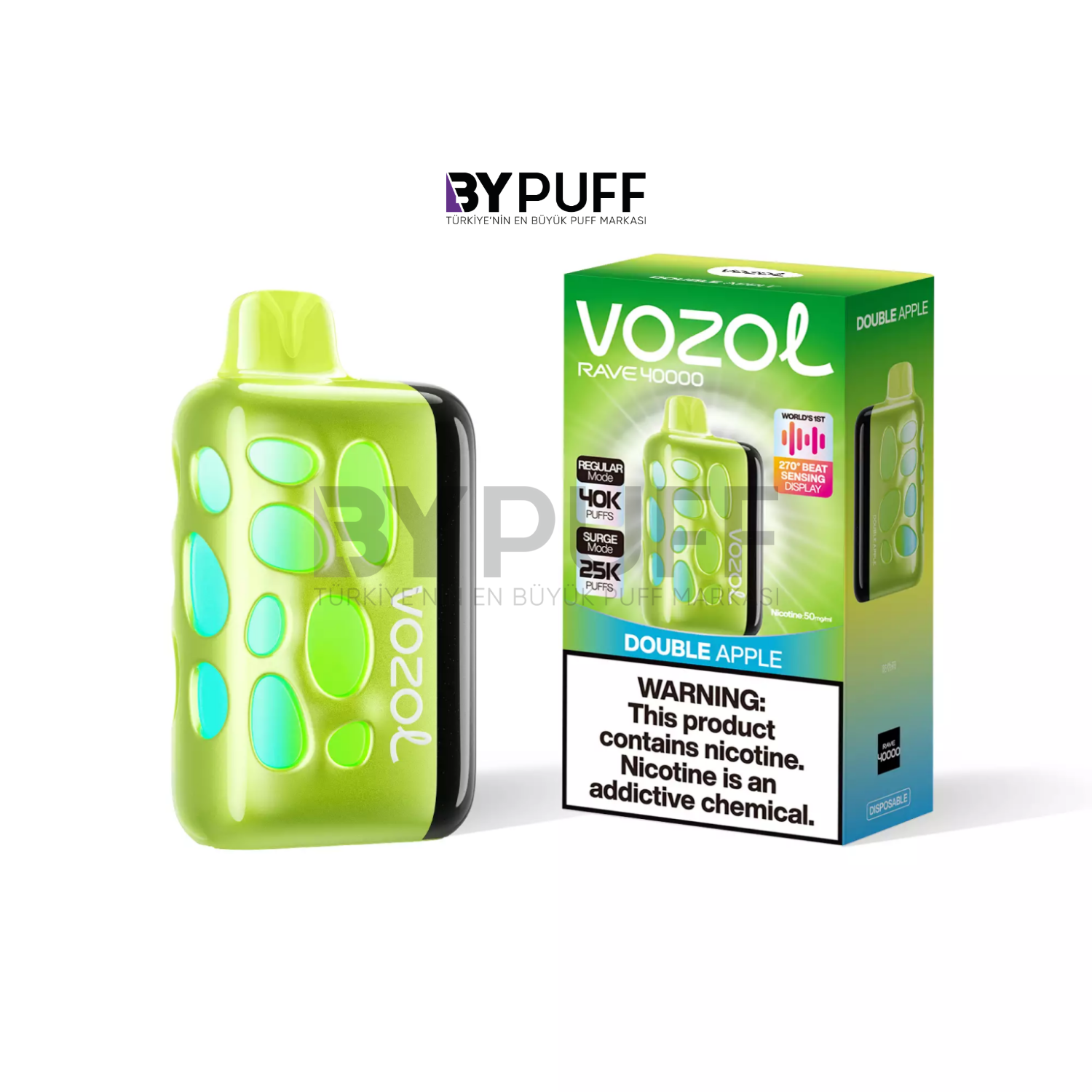 Vozol Rave 40000 Double Apple
